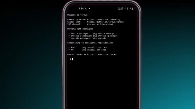 Install Termux on Android